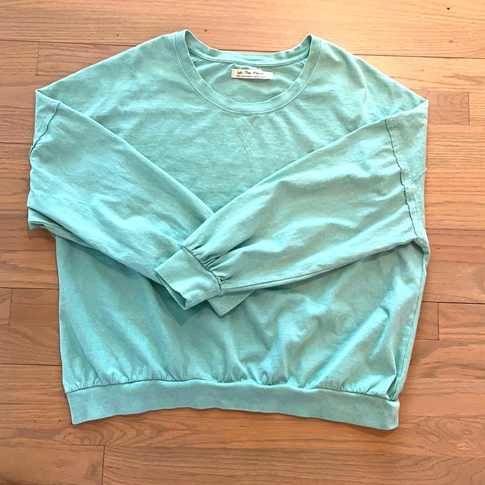 WE THE FREE Free People 213 Vintage Wash Long Sleeve Tee - SMALL